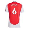 Original Trikotsatz Arsenal Gabriel 6 Heimtrikot 2024-25 Für Kinder